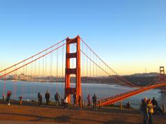 [Photo : Golden Gate Bridge, le pont rouge San Francisco]