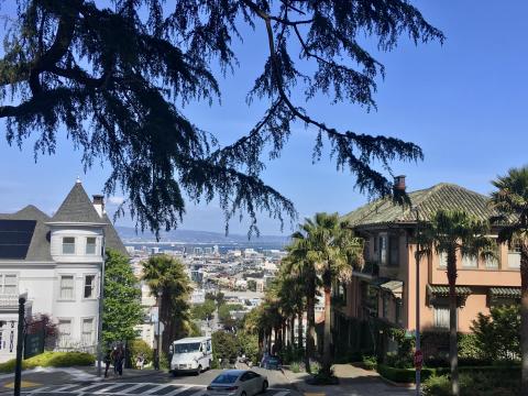 Quartier résidentiel à San Francisco