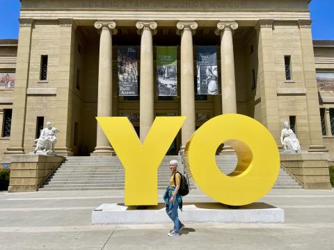 [Photo : Musée sur le campus de Stanford]